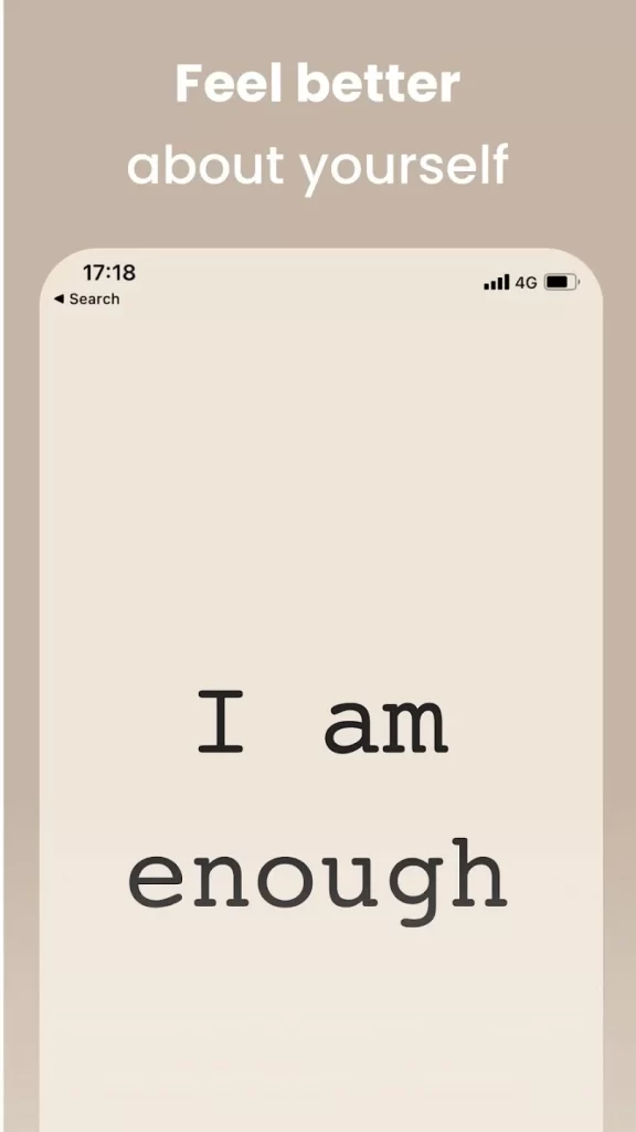 I am Daily affirmations screen 2