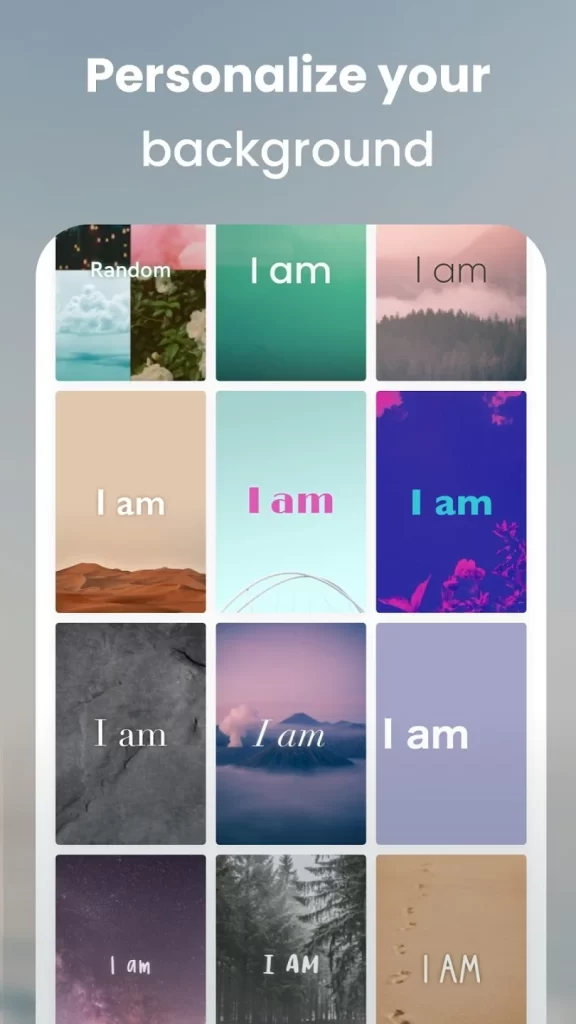 I am Daily affirmations screen 6